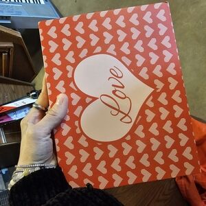 Red and White Love Notebook